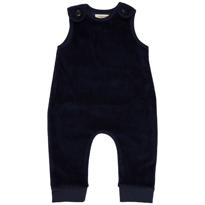 Velour Anzug navy von Pigeon