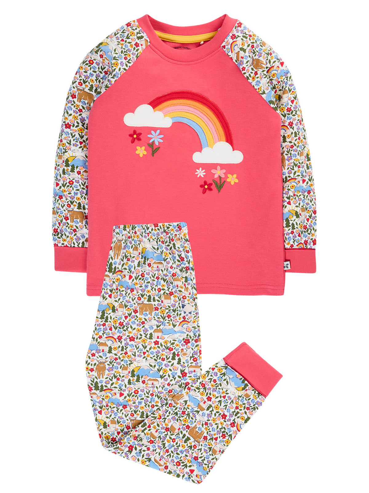 Pyjama Regenbogen von Frugi