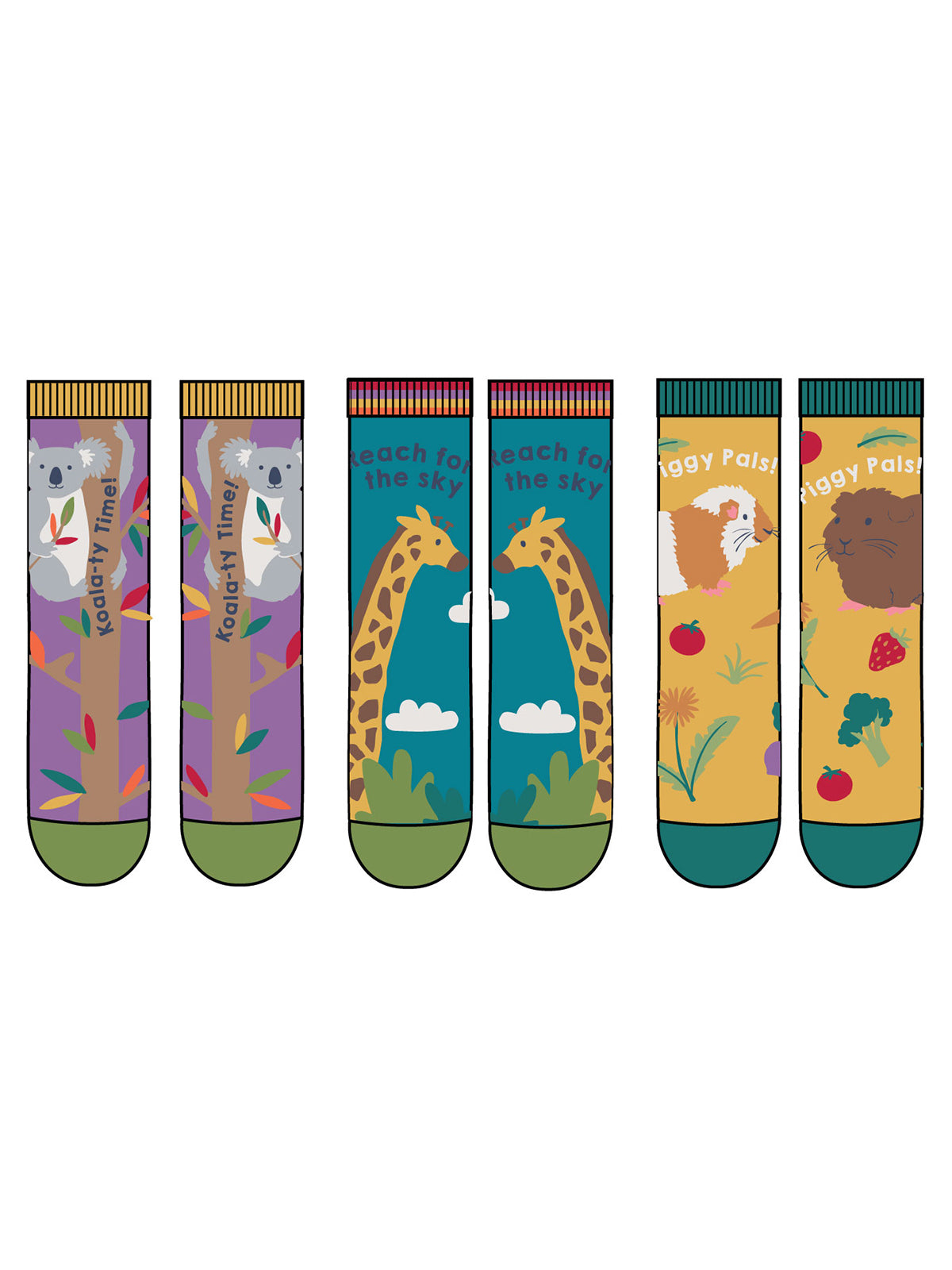 Socken Set Giraffe von Frugi
