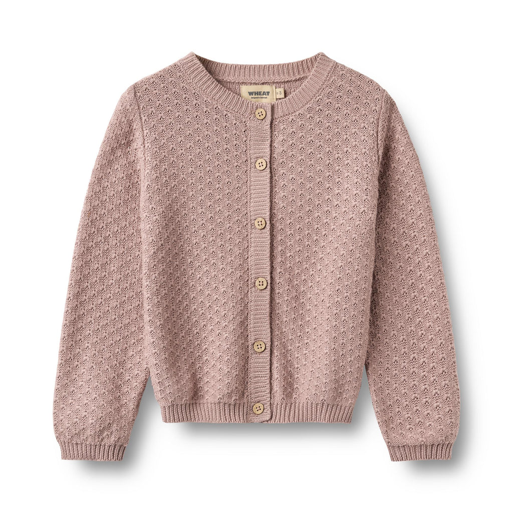 Strickjacke dry rose von Wheat