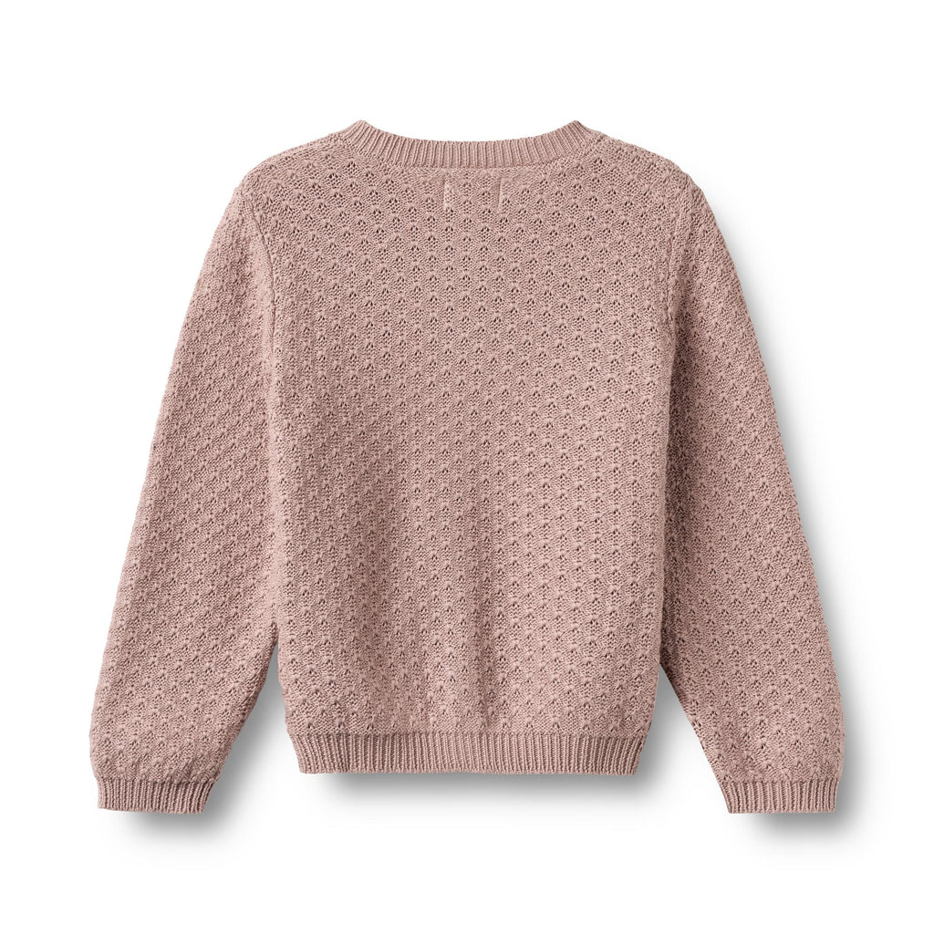 Strickjacke dry rose von Wheat
