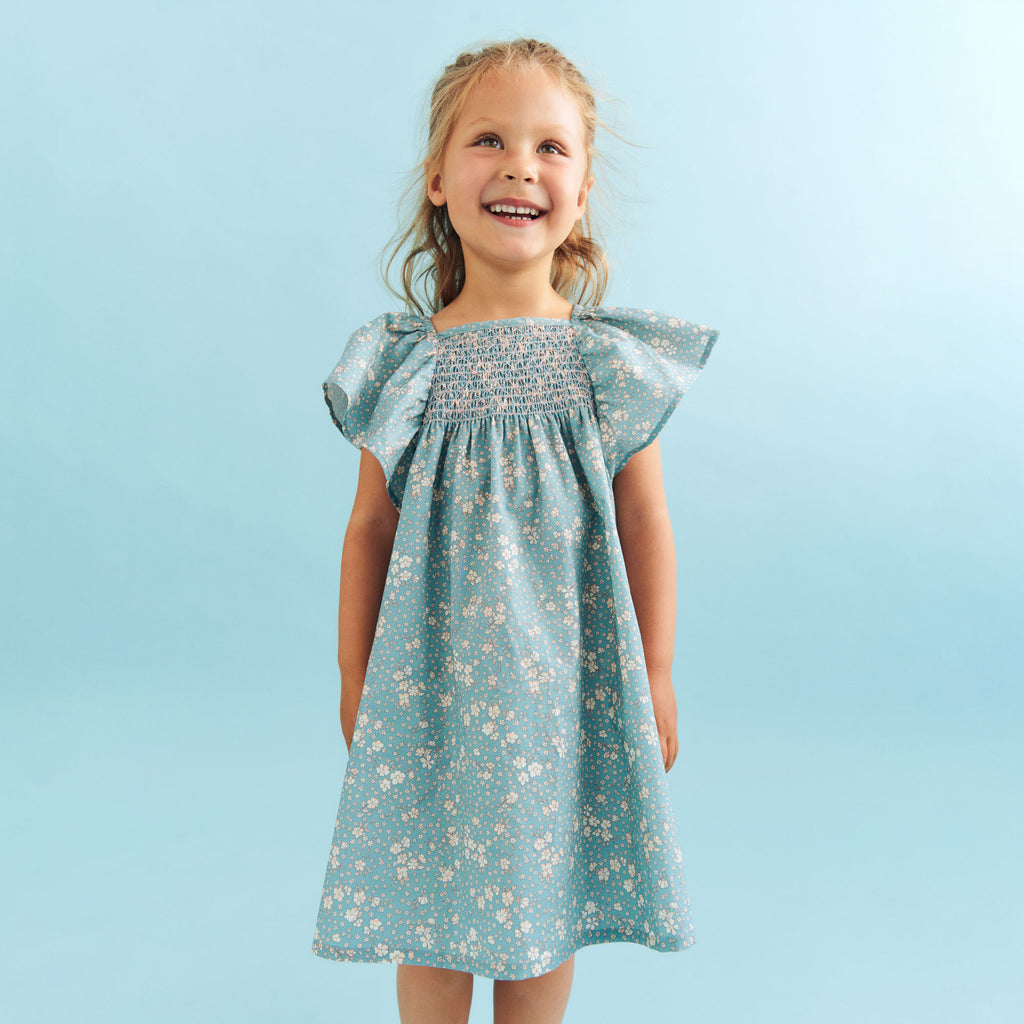 Kleid Elva gesmokt von Wheat