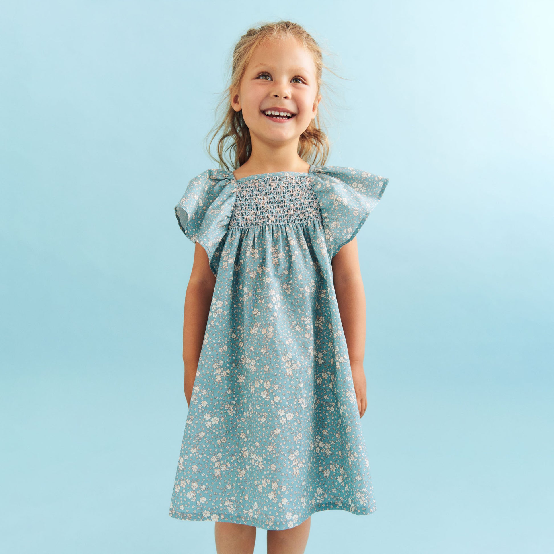 Kleid Elva gesmokt von Wheat