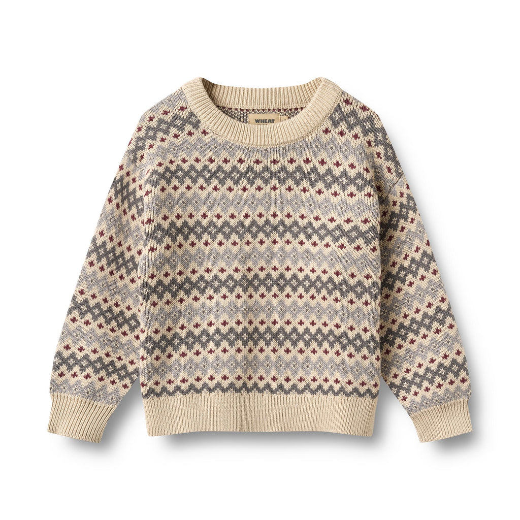 Jacquard Pullover von Wheat