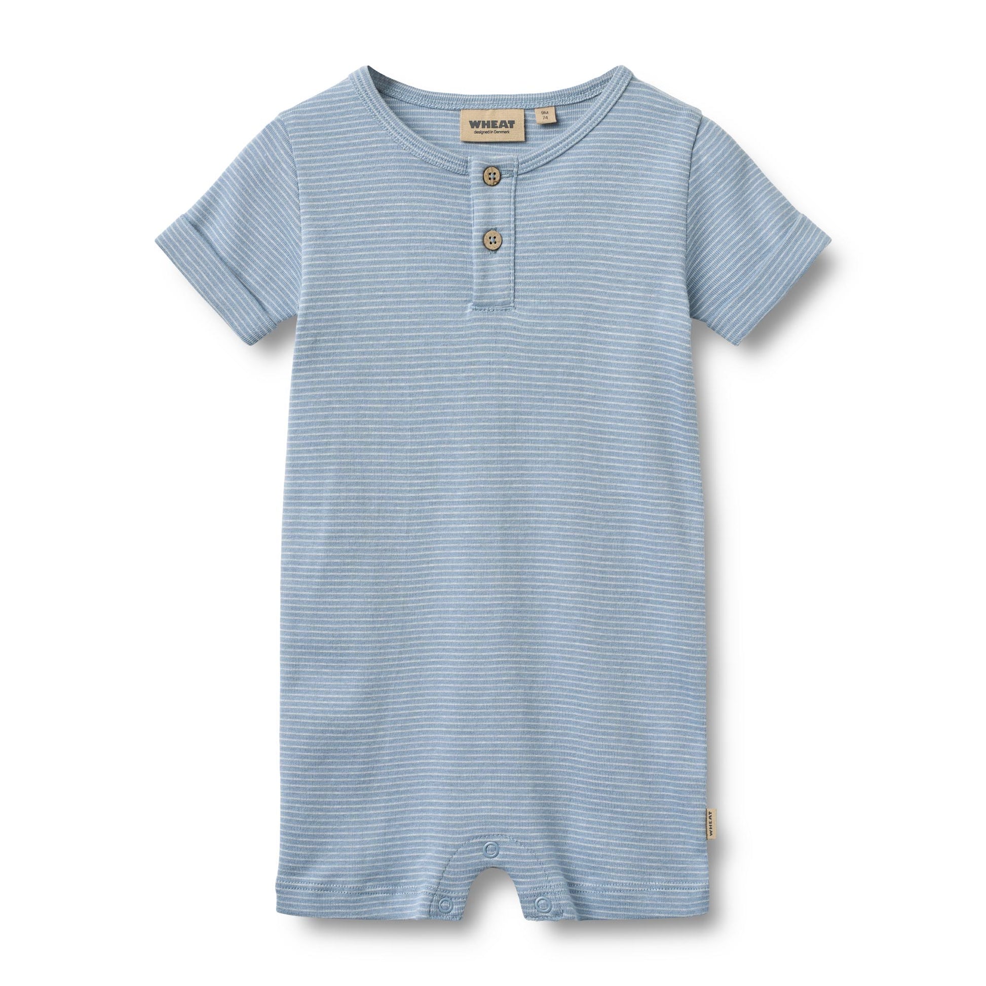 Strampler blue Alfred von Wheat