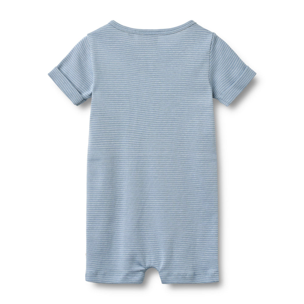 Strampler blue Alfred von Wheat