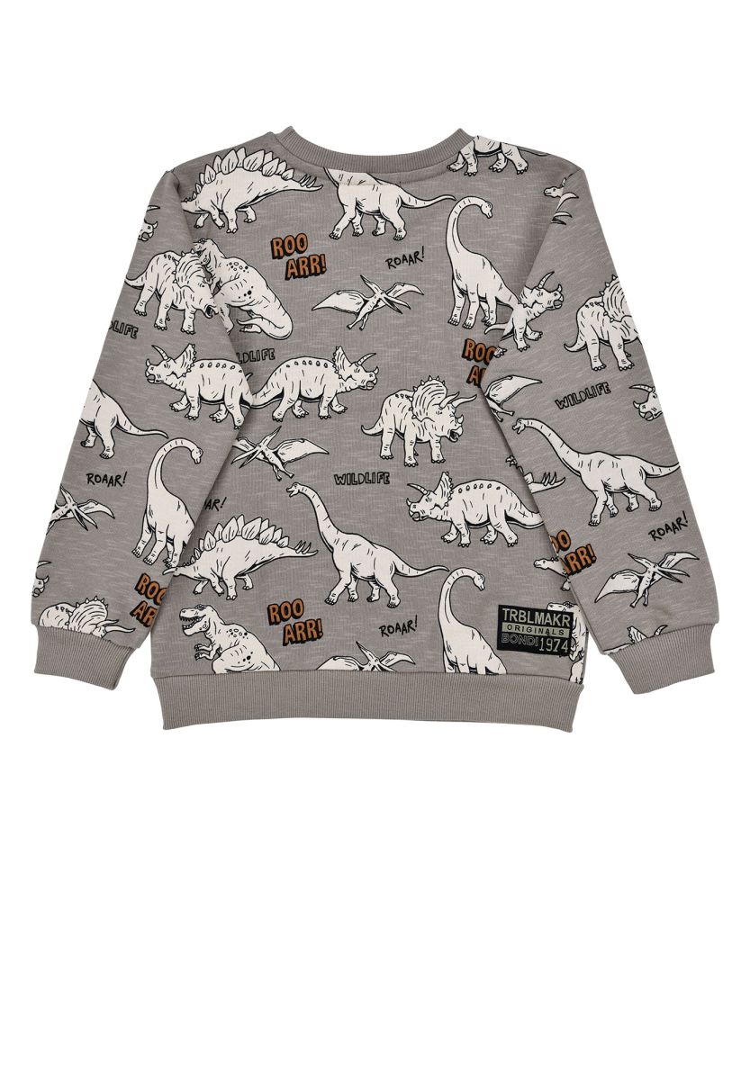 Pullover Dinos grau von Bondi