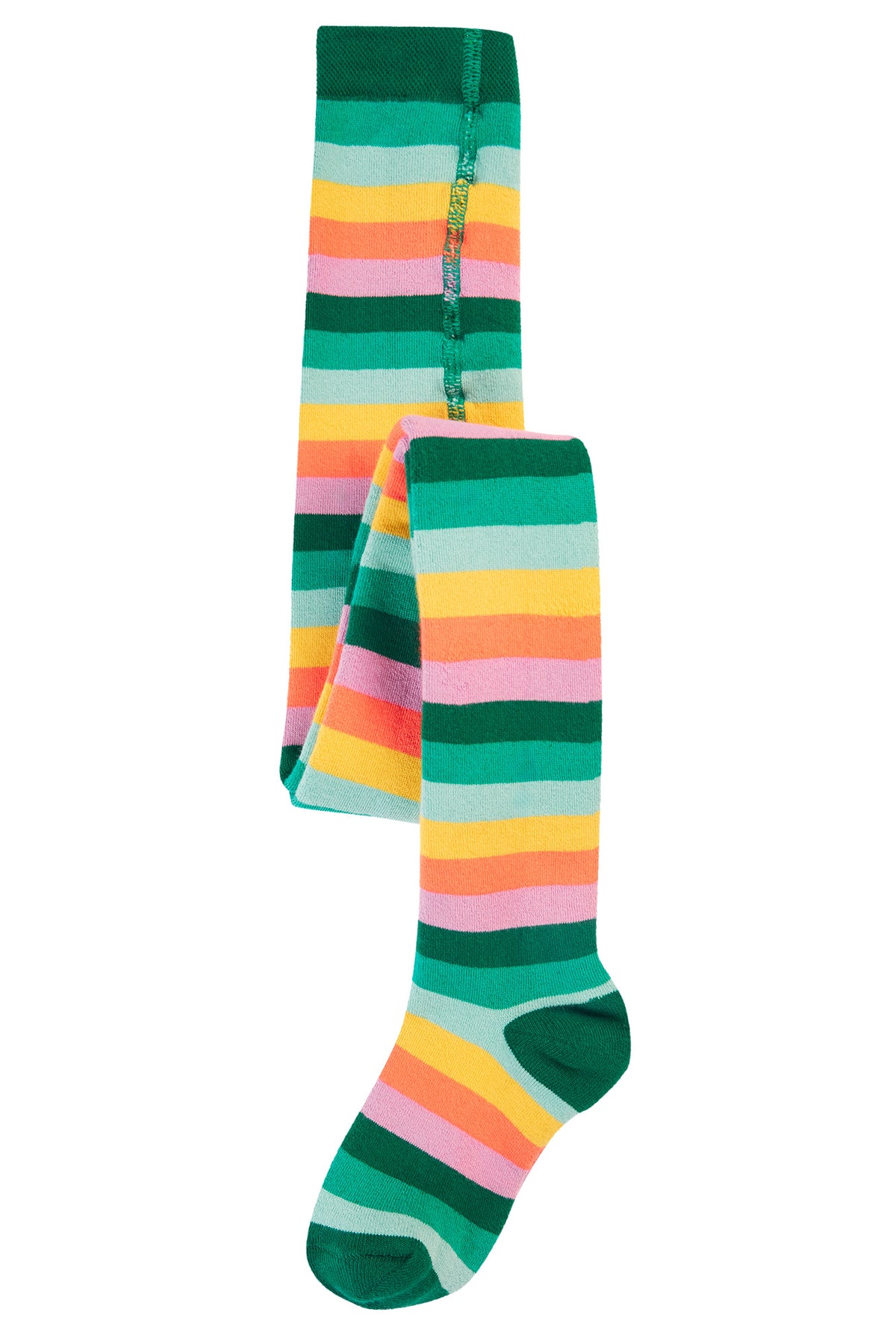 Strumpfhose bunt gestreift von Frugi
