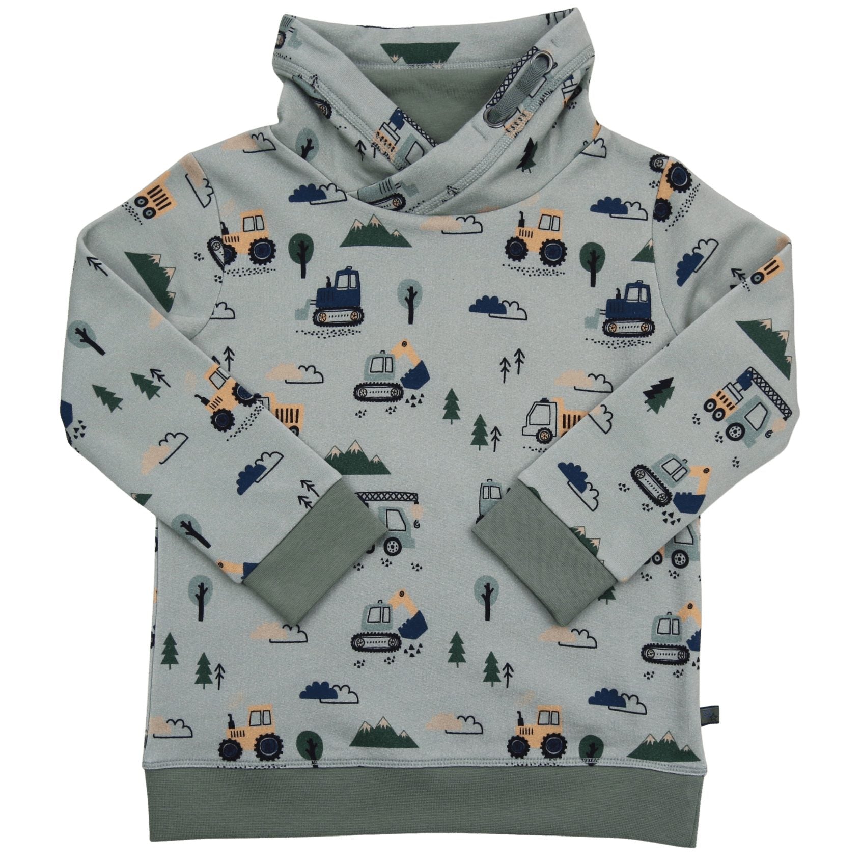 Stehkragen Sweatshirt Baufahrzeuge von Enfant Terrible