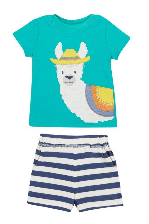 Set T-Shirt + Hose Lama von Frugi