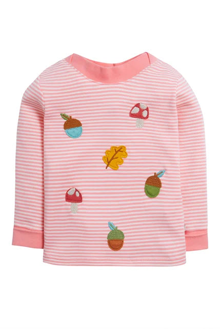 Shirt Eichel und Pilze von Frugi