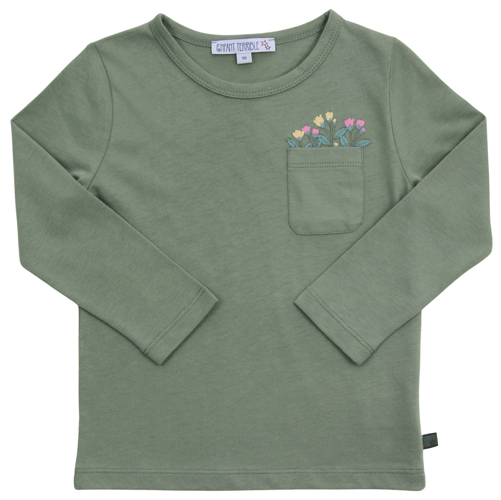 Shirt mit Blumen an der Brusttasche Enfant Terrible