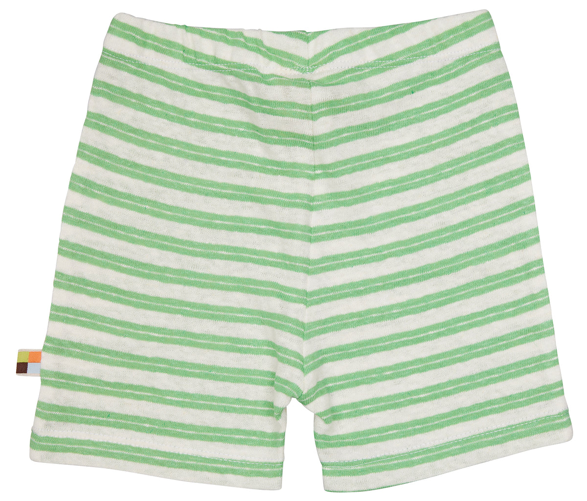 Shorts in grün/weiss gestreift von loud+proud