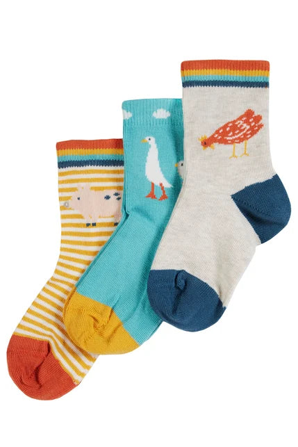 Socken Set Bauernhof-Tiere von Frugi