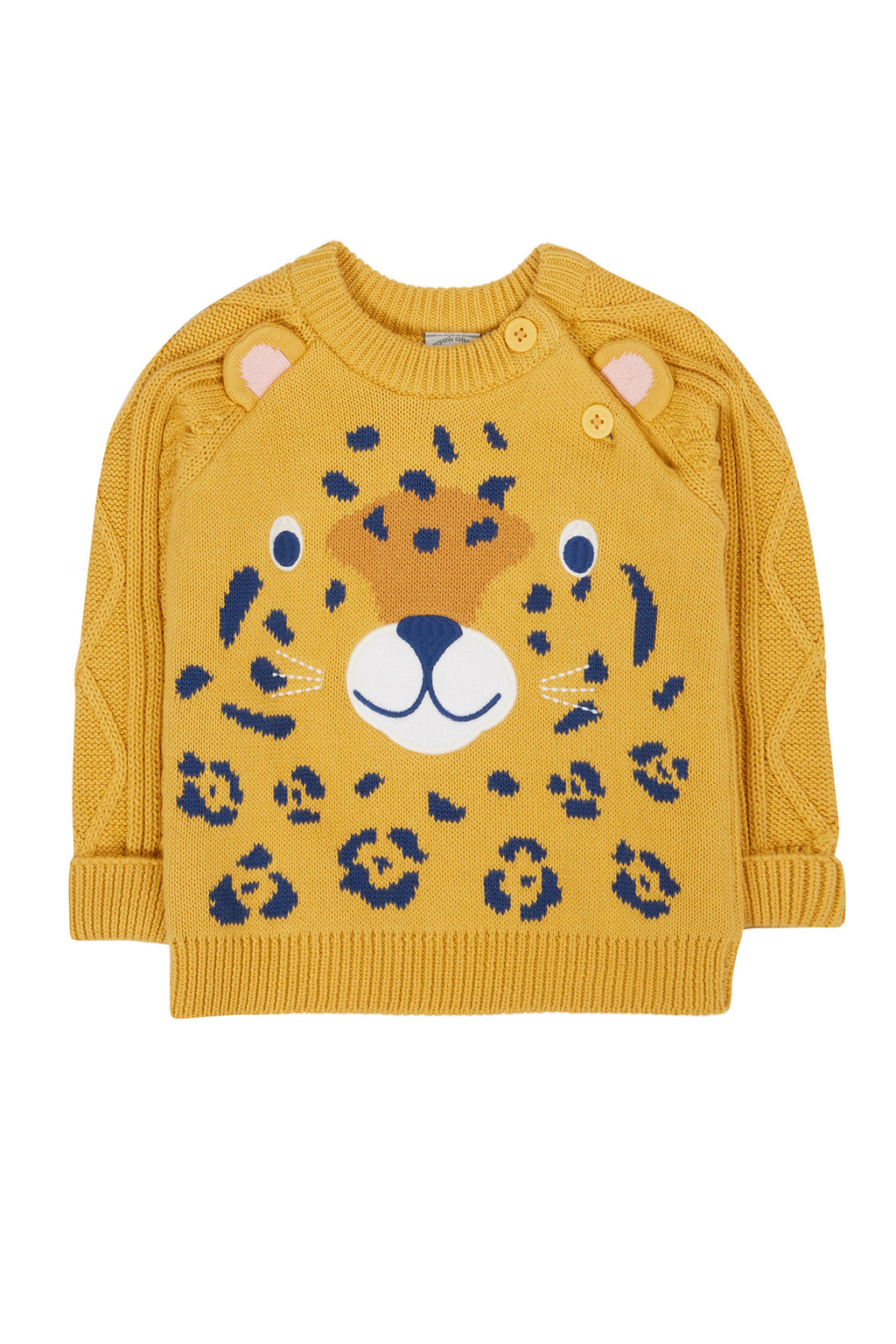 Strickpullover Leopard von Frugi