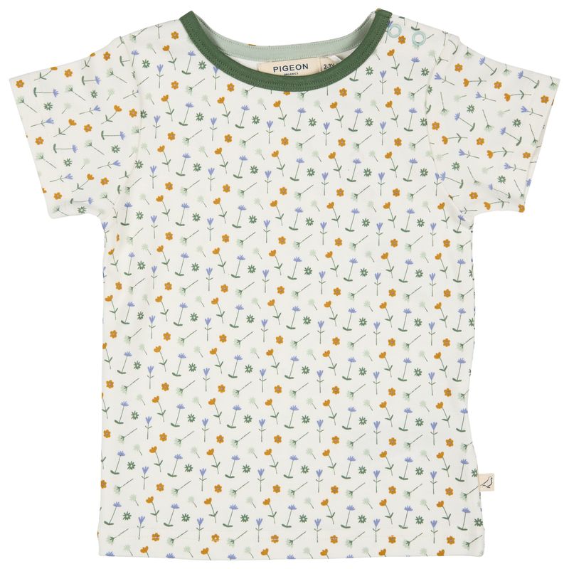 T-Shirt Blumen von Pigeon