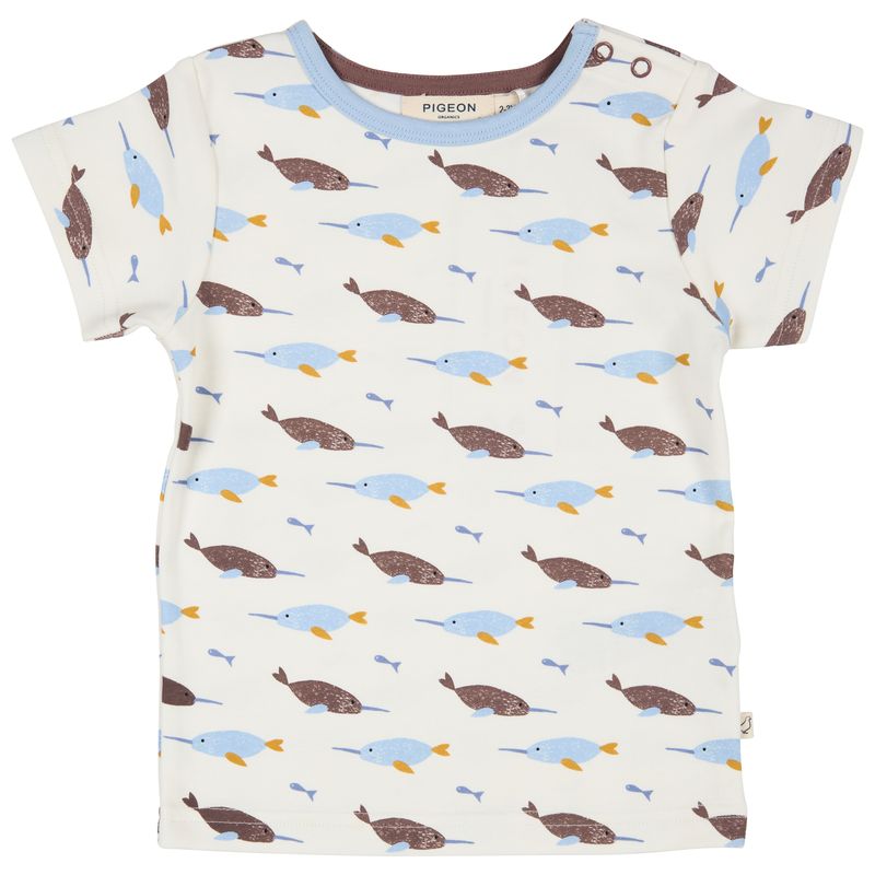 T-Shirt Narwale von Pigeon