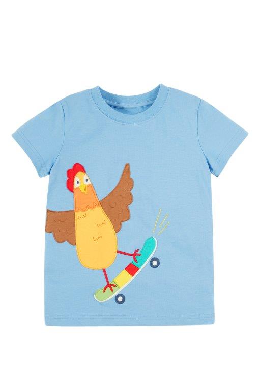 T-Shirt Huhn von Frugi
