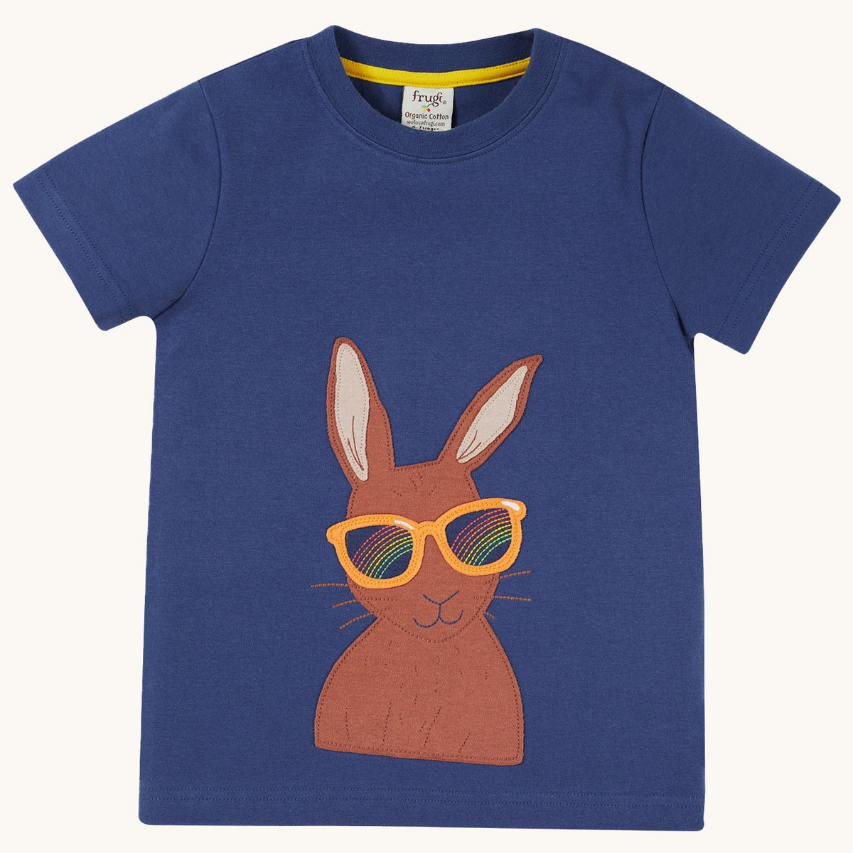 T-Shirt Hase mit Sonnenbrille von Frugi