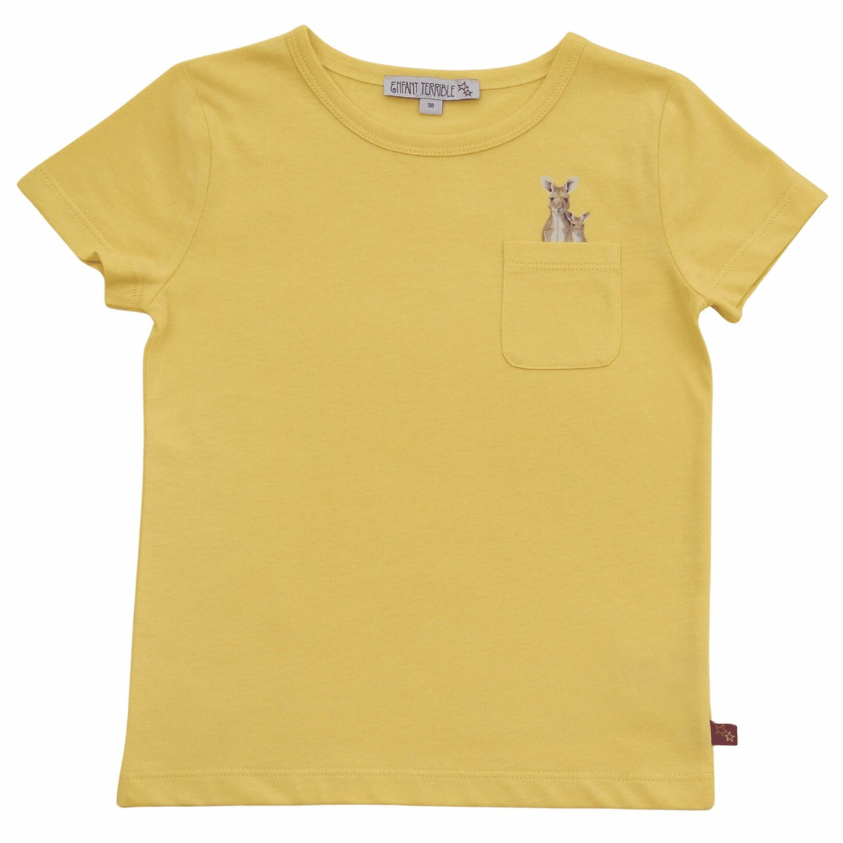 T-Shirt mit einem Känguru in der Tasche von Enfant Terrible