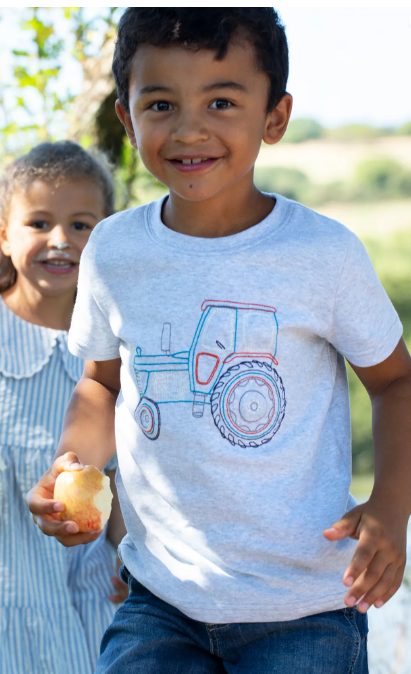 T-Shirt Traktor von Frugi