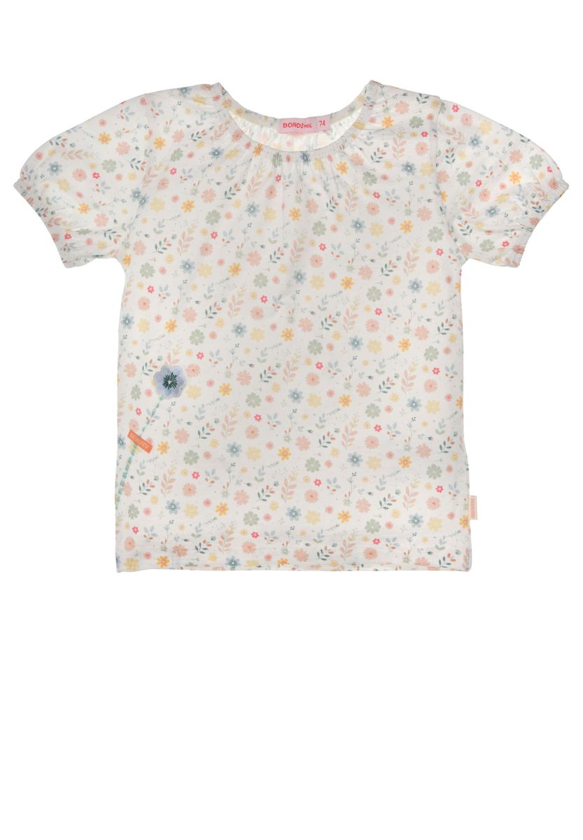 T-Shirt weiss mit Blumen von Bondi