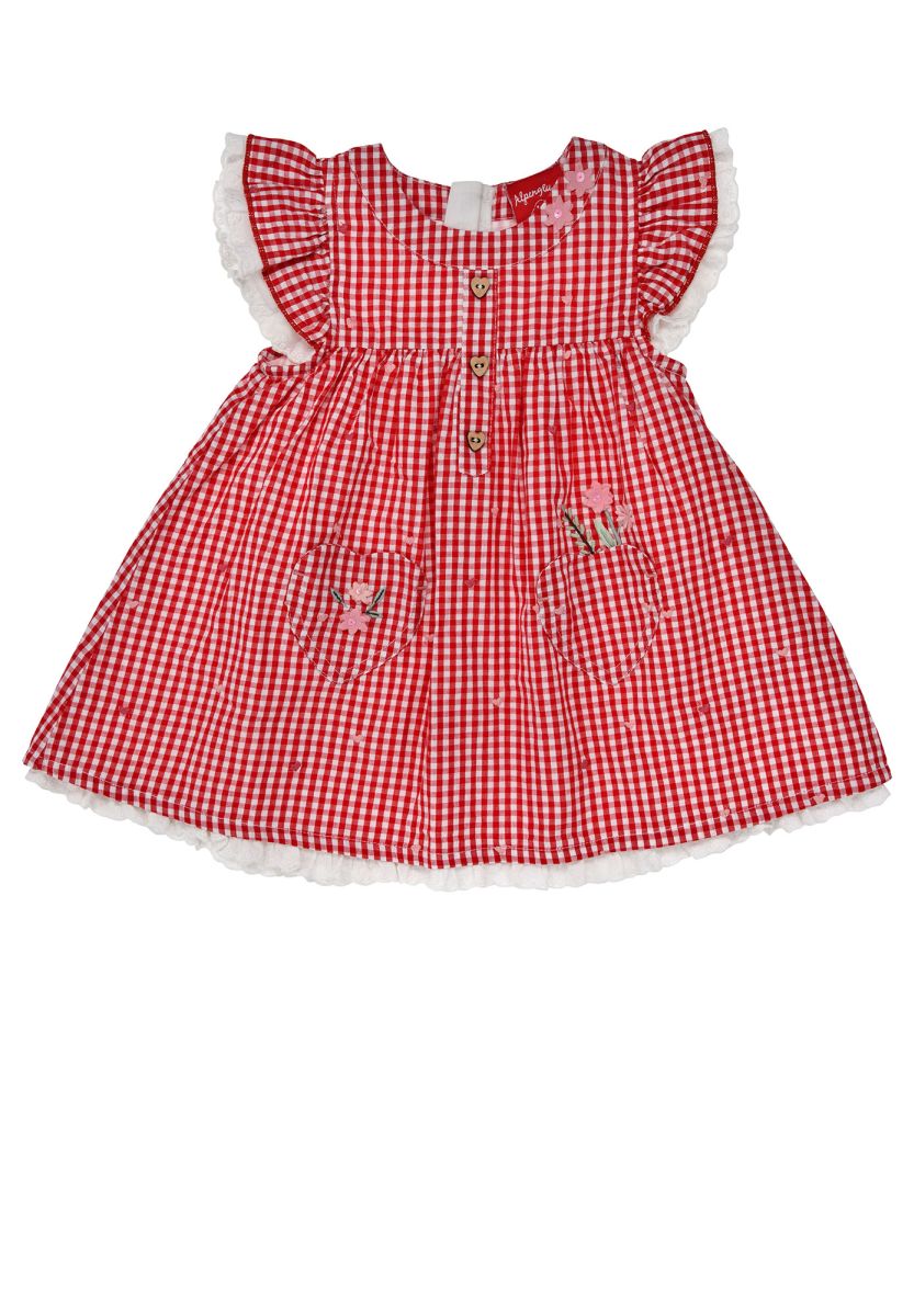 Trachtenkleid rot/weiss kariert von Bondi