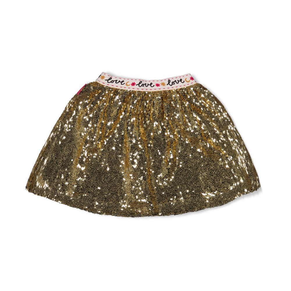 Paillettenrock Gold von Jubel