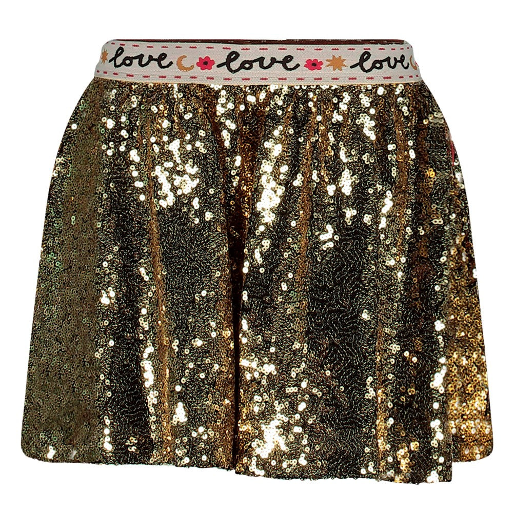 Paillettenrock Gold von Jubel