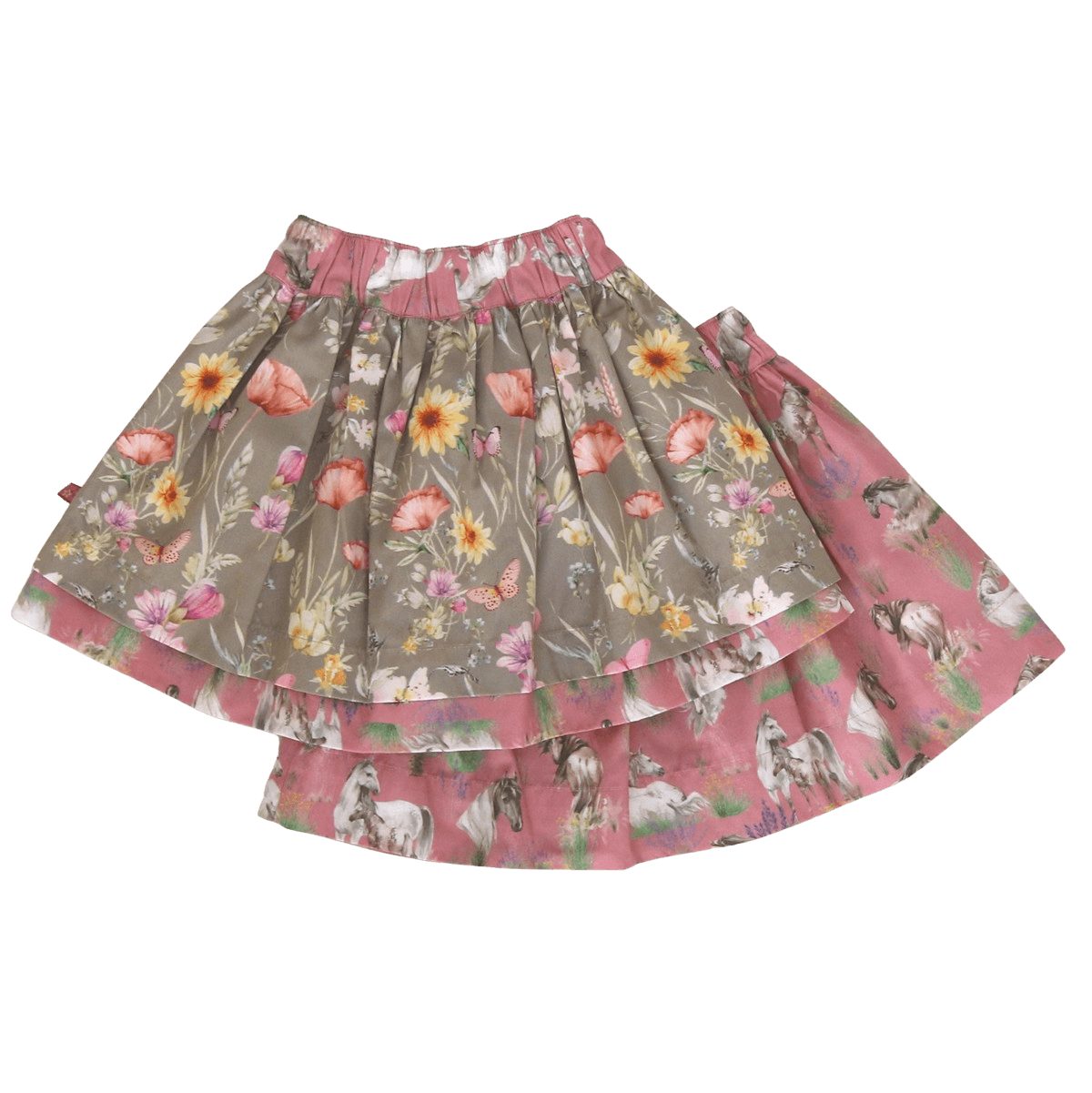 Wenderock mit Wiesenblumen- und Pferdedruck von Enfant Terrible
