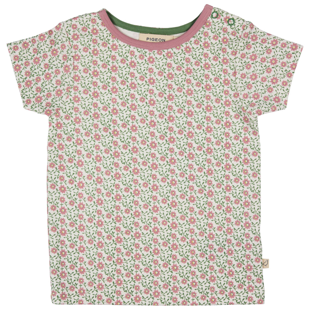 T-Shirt mit Blümchen von Pigeon