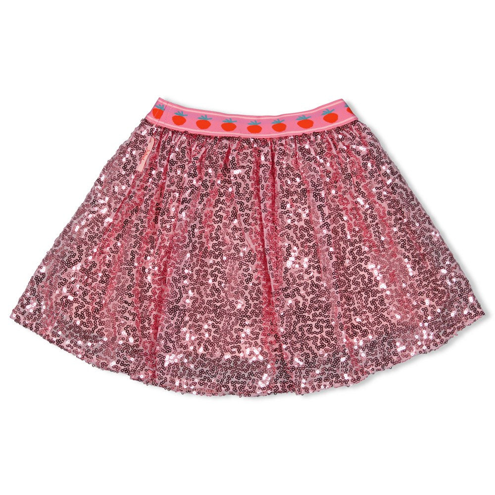 Pailletten Jupe in pink von Jubel
