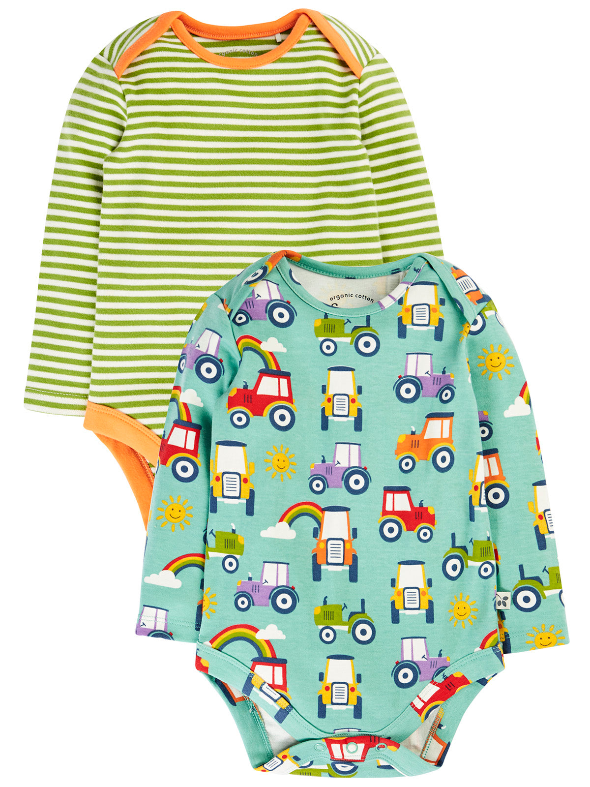 Body Autos oder grün/ weiss gestreift von Frugi