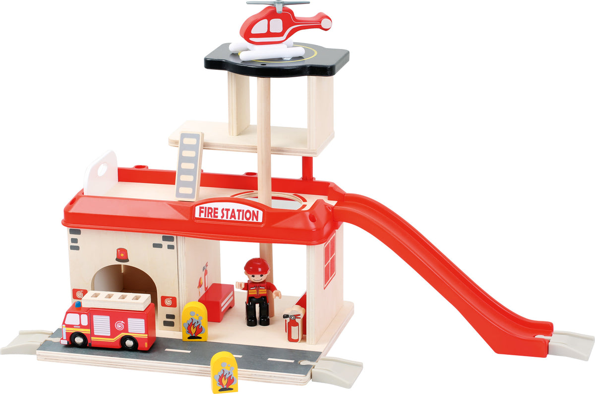 Feuerwehrwache mit Zubehör