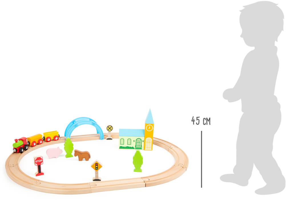 Holzeisenbahn Stadt und Land