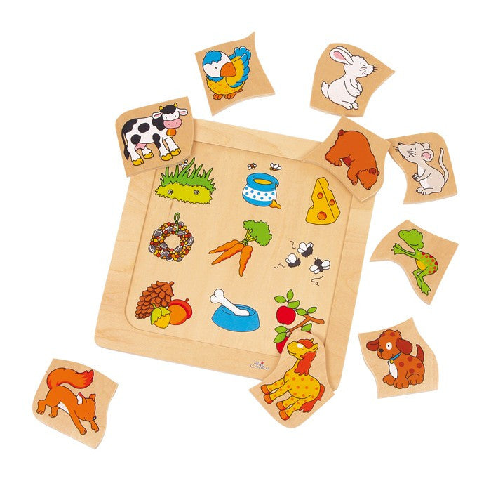 Puzzle Legespiel „Wer frisst was?“ ab 2Jahre