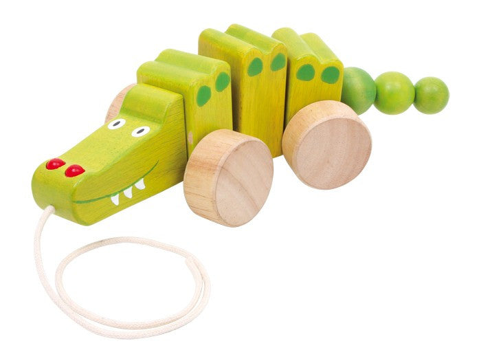 Zieh Krokodil Holz Spielsachen Onlineshop