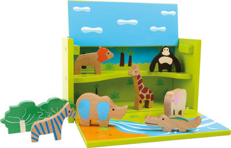 Holz Spielbox Zoo