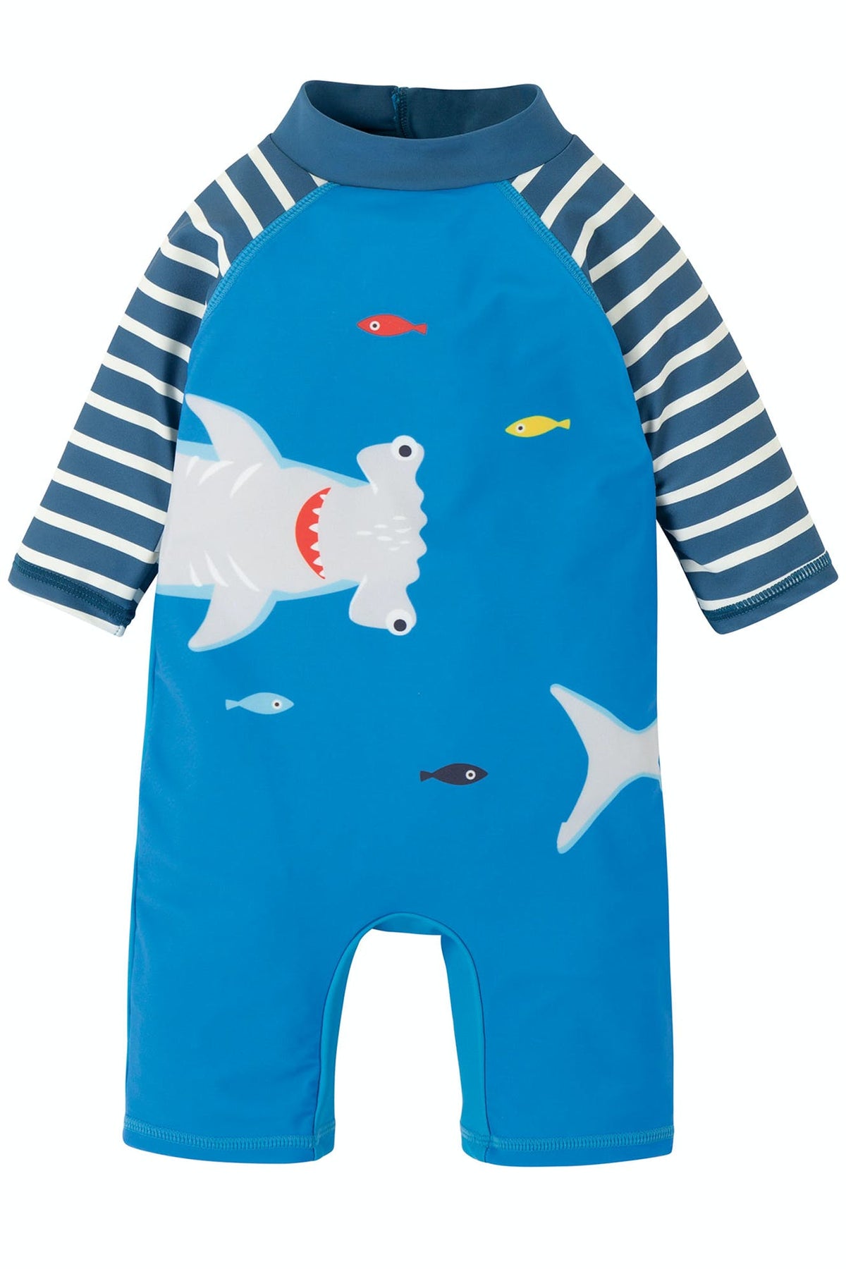 Bademütze in blau , UPF 50+ von Frugi