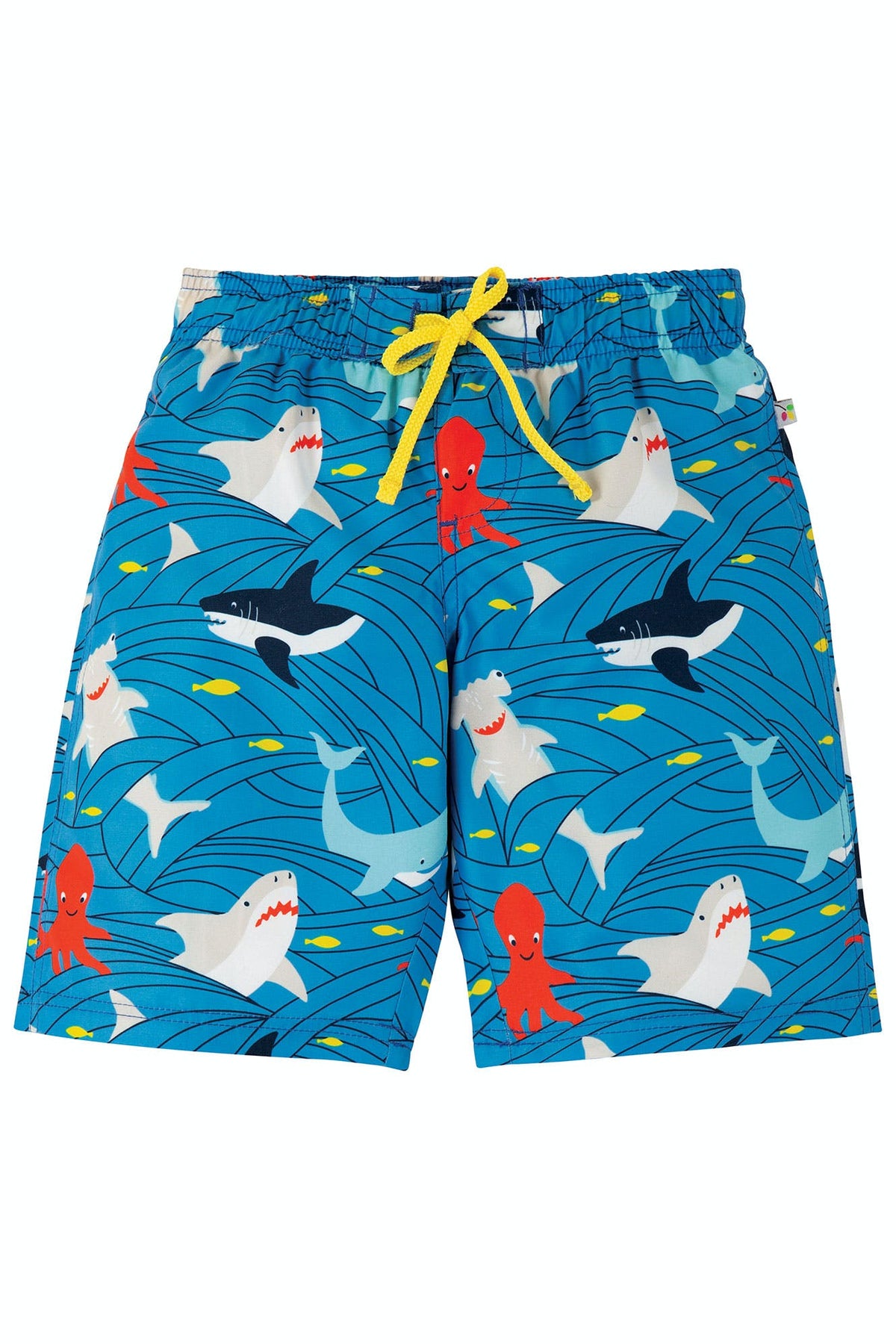 Badehose mit Fische, aus recycelten Plastik-Flaschen ( Für Männer , grösse M)  von Frugi