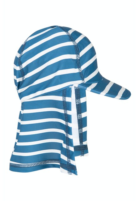 Bademütze in blau , UPF 50+ von Frugi