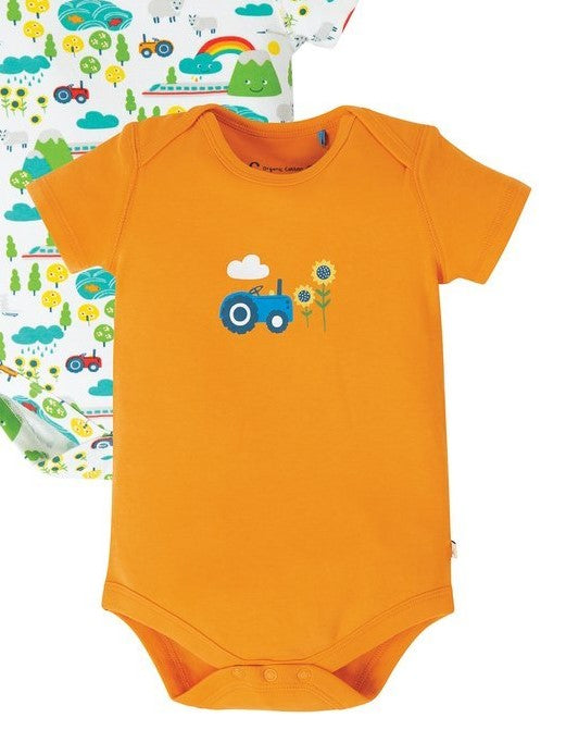 Kurzarmbody Traktor  von Frugi