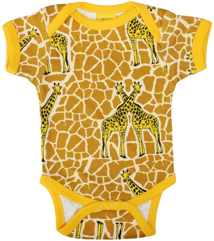 Body Duns Giraffe 100 % Bio-Bumwolle (62, 68, 74, 80 )