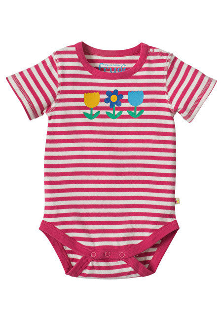 Body Blumen (0-3 Monate) von Frugi 100% Bio-Baumwolle