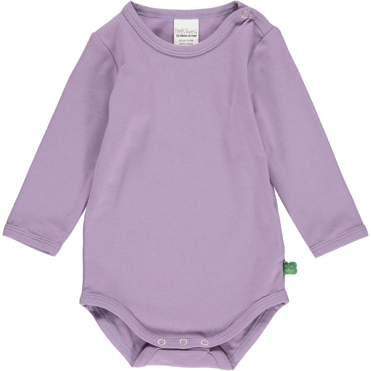 Body uni violett ( 0-3 und 3-6 Monate) Fred s World