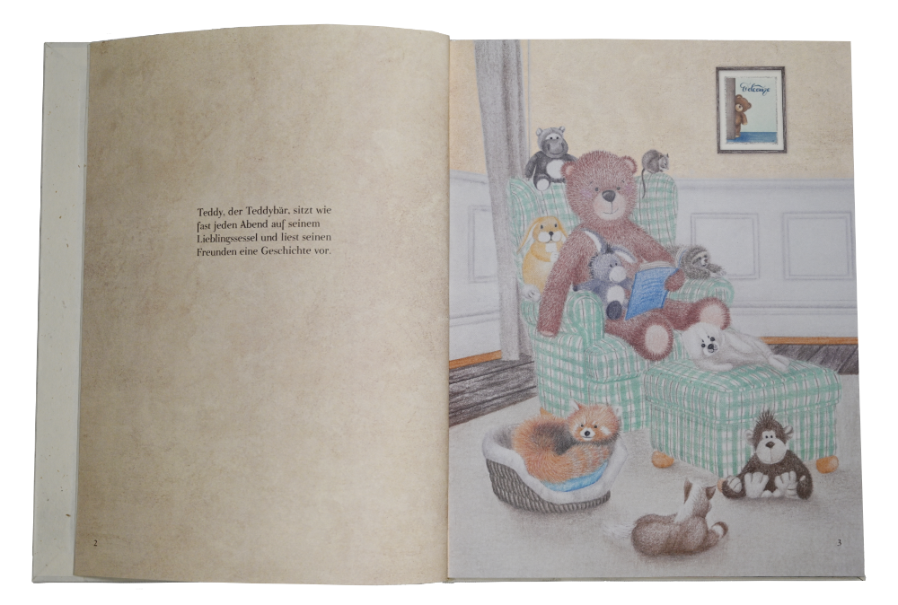 Kinderbuch &quot;Teddy auf Entdeckung der Bären dieser Welt&quot;