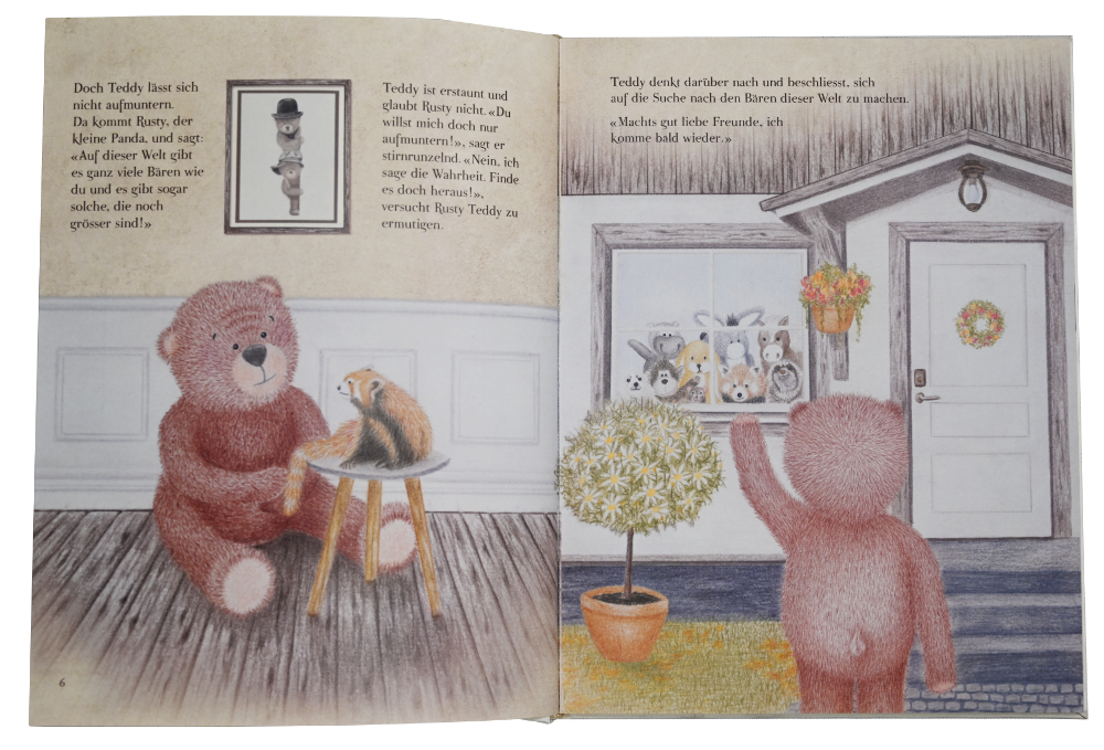 Kinderbuch &quot;Teddy auf Entdeckung der Bären dieser Welt&quot;