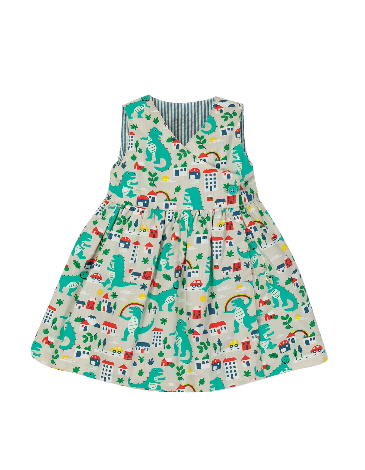 Wendekleid Godzilla Trex  ( 6-12 Monate) von Frugi