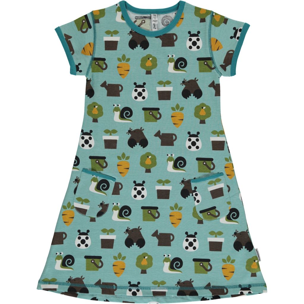 Kleid Pflanzen blau von Maxomorra