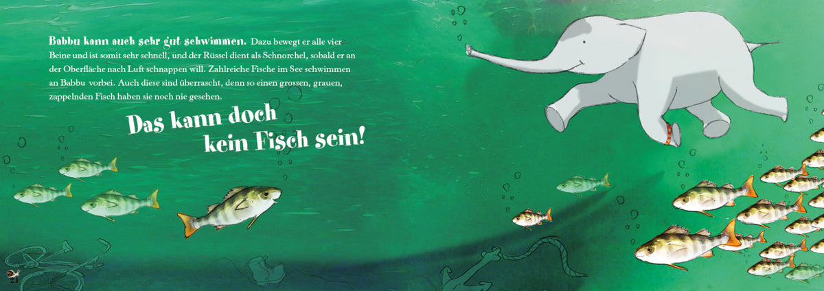 Buch Babbu der kleine Ausreisser, basiert auf einer wahren Geschichte.